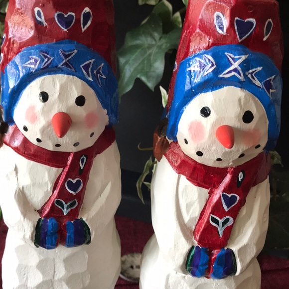 Pier 1 Holiday Holiday Decor 1 Tall Pair Of Wood Candlesticks